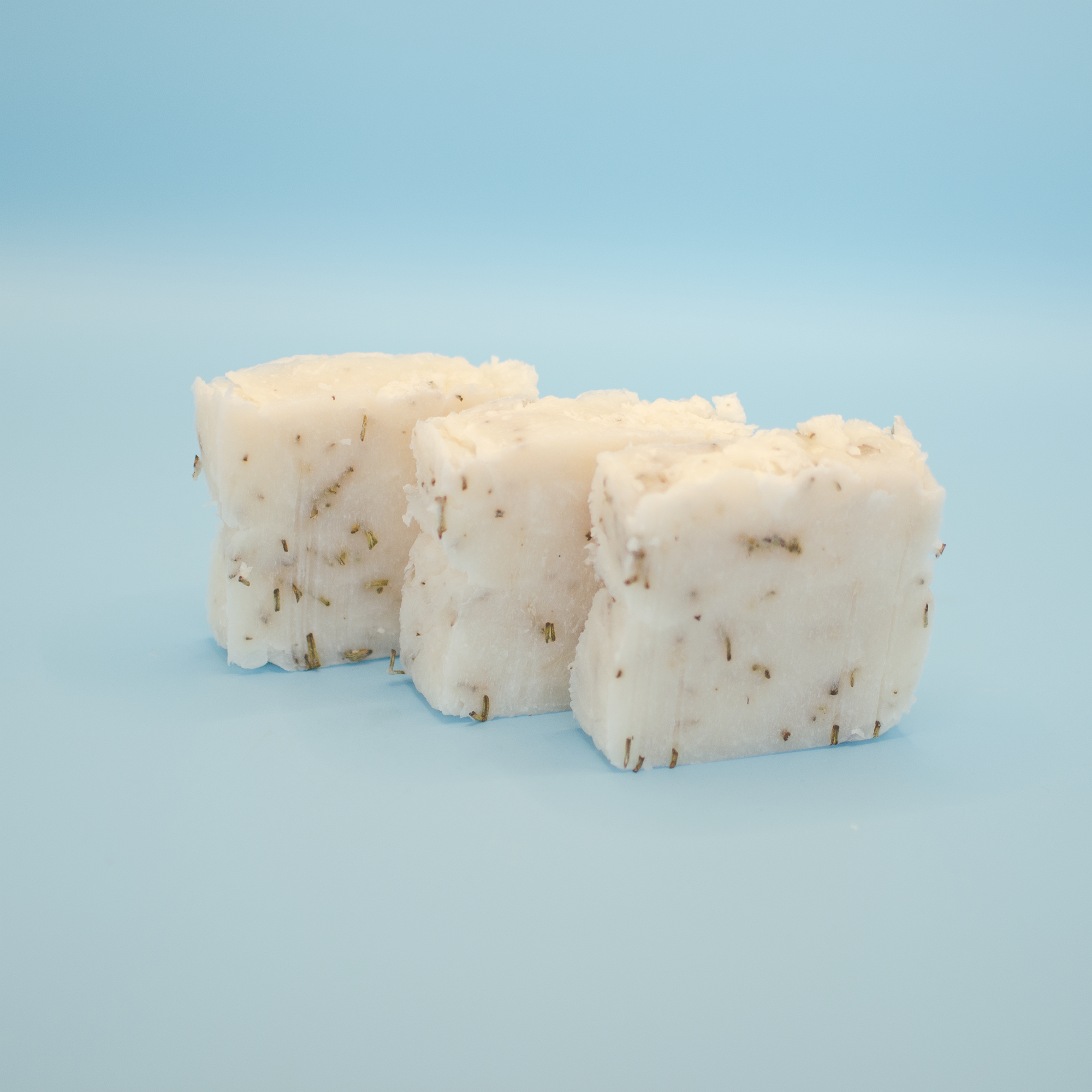 group Rosemary Soap with Dried Rosemary