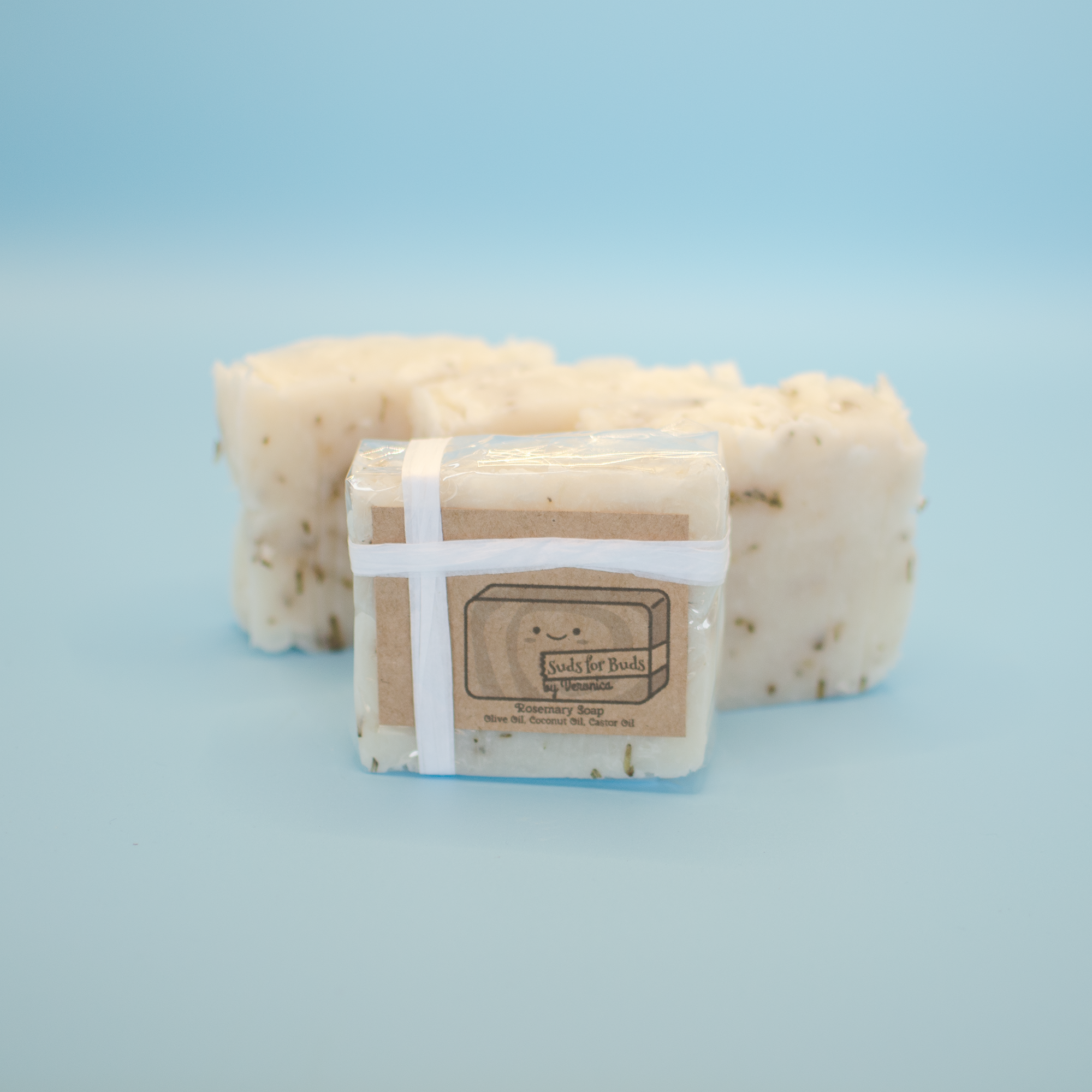 primary Rosemary Soap with Dried Rosemary