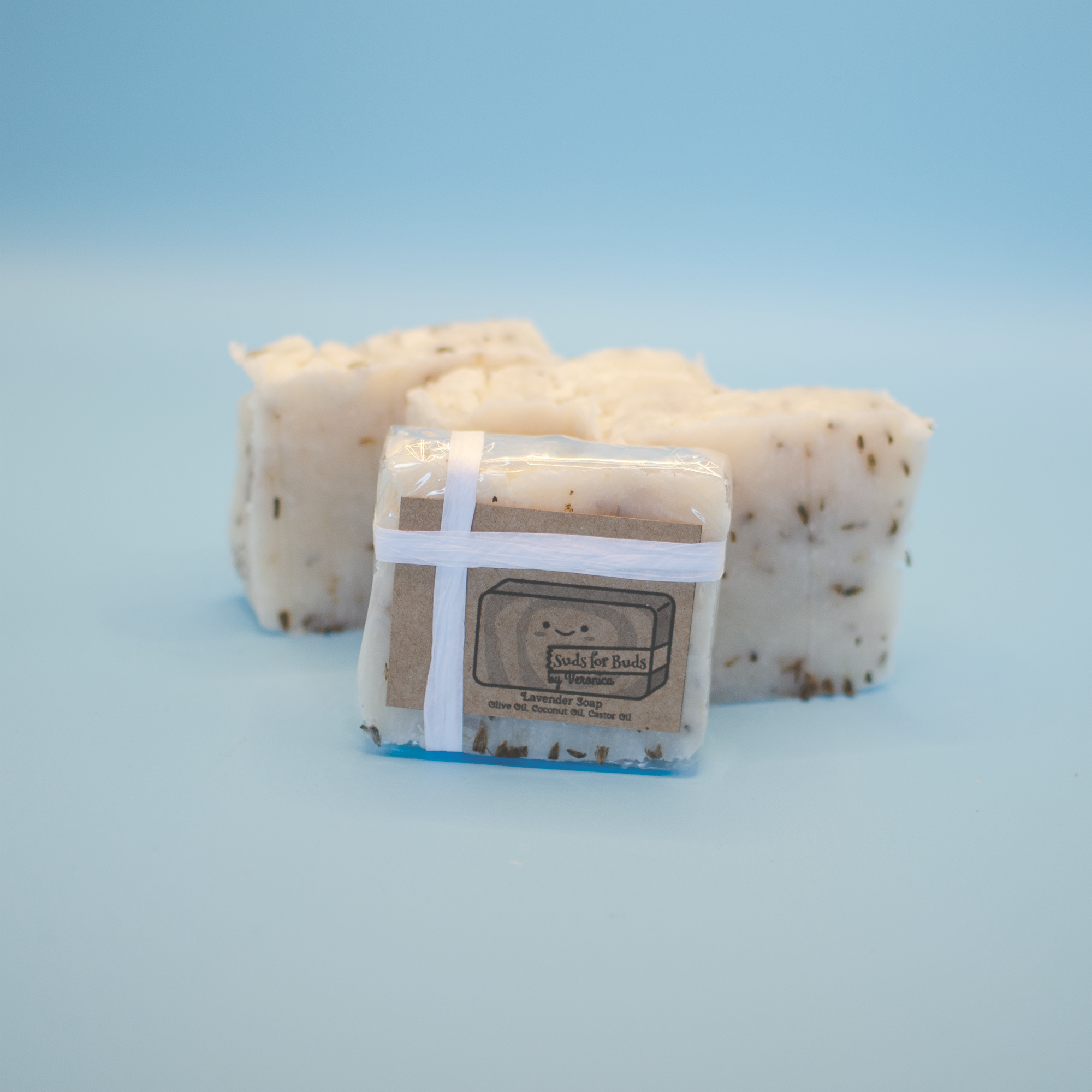 Lavender Soap with Dried Lavender